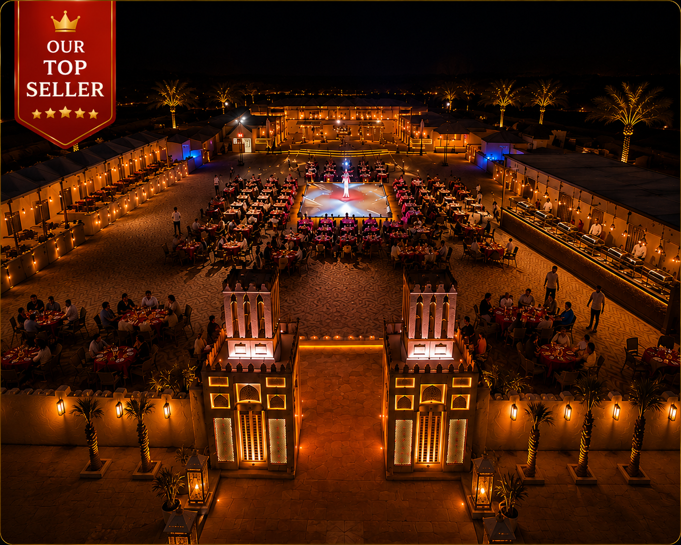 Dubai Red Sand Desert Safari Luxury Camp