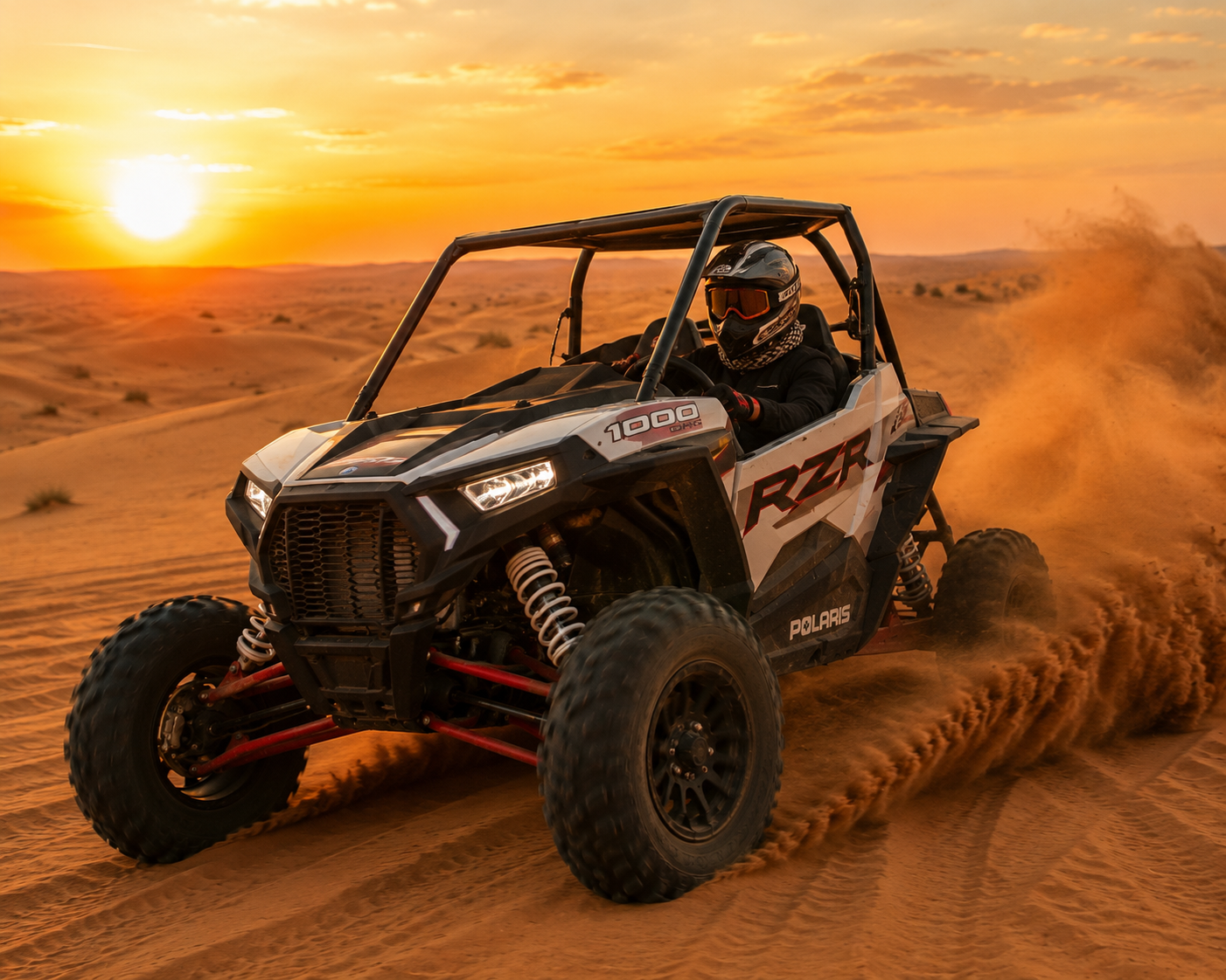 Dubai Red Sand Desert Safari Single Seater Polaris Buggy Experience