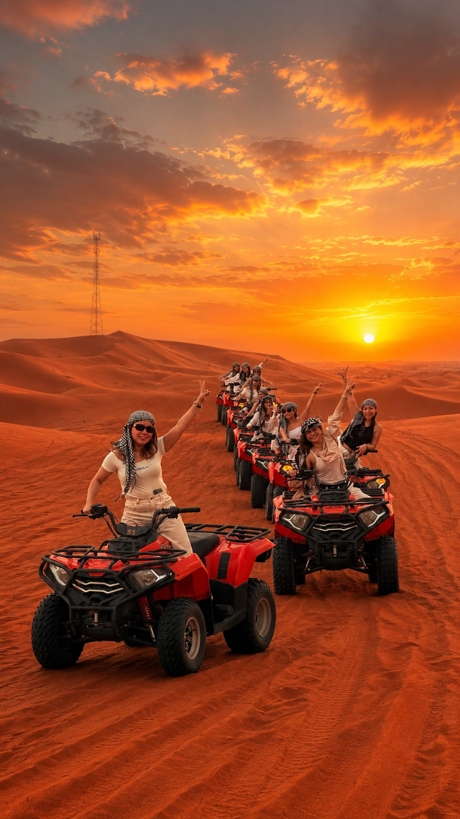Dubai Red Sand Desert Safari ATV Quad Bike Experience