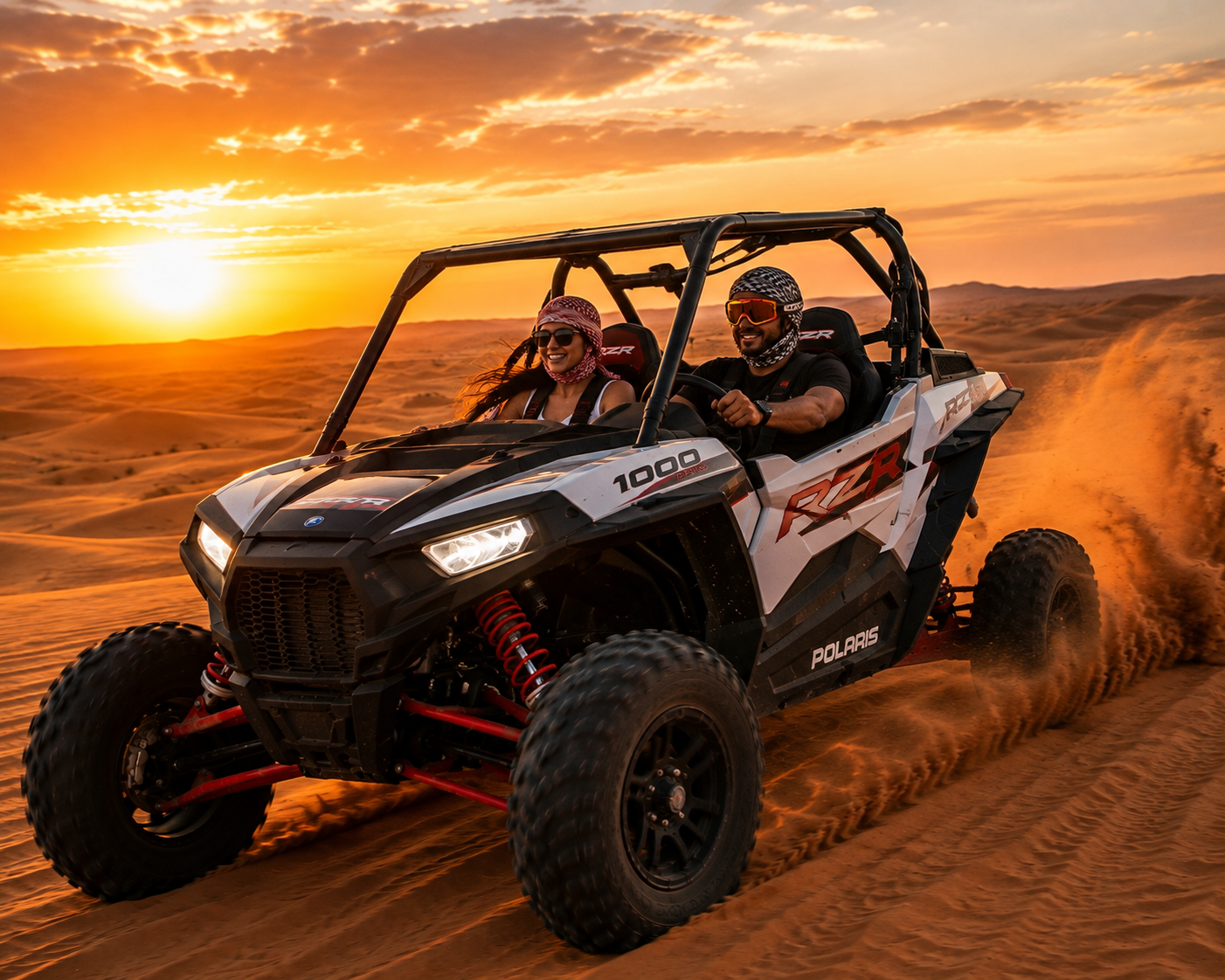 Dubai Red Sand Desert Safari Two Seater Polaris Buggy Experience