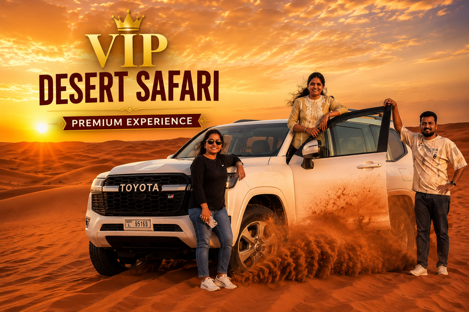 Dubai Red Sand Desert Safari VIP Package